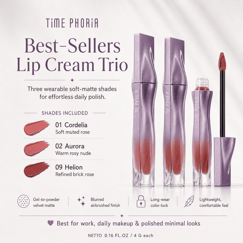Trio de crèmes à lèvres best-sellers