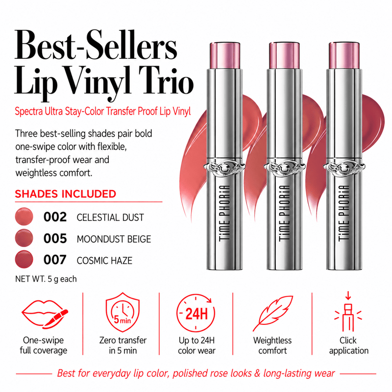 Best-Sellers Lip Vinyl Trio
