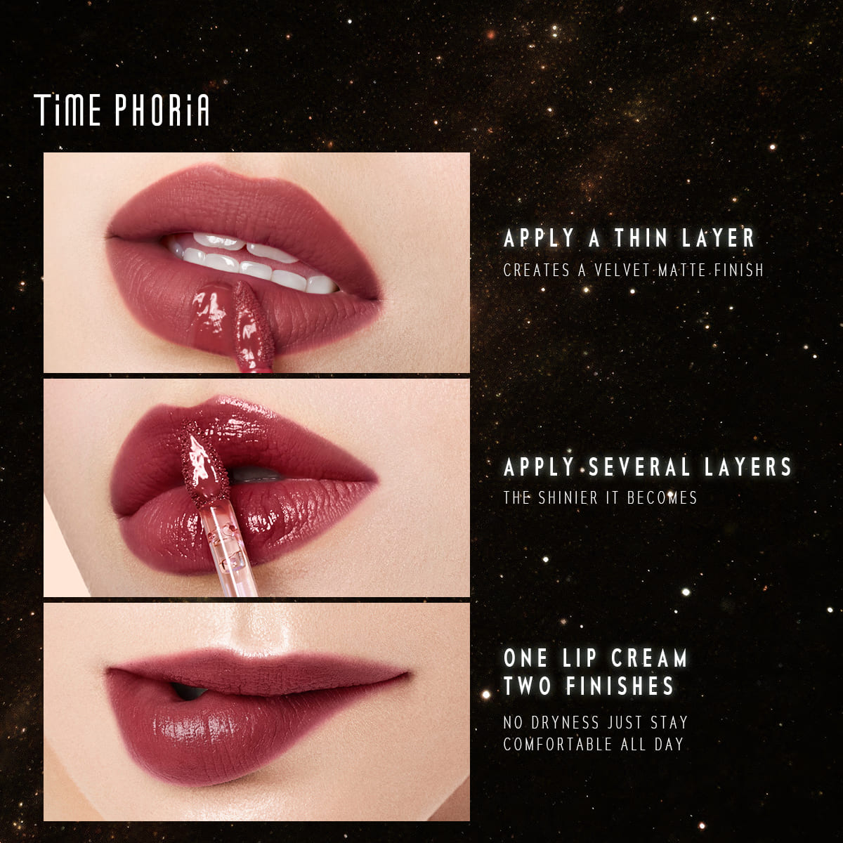 The Lip Finish Wardrobe Trio
