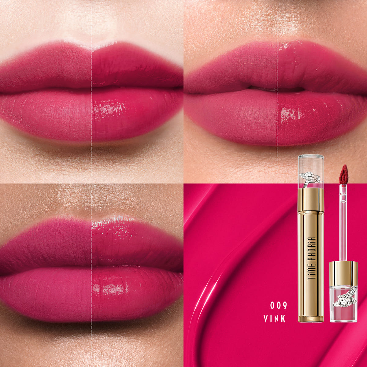 Elixir Velvet-Shine Hine Switching Lip Cream|009 VINK
