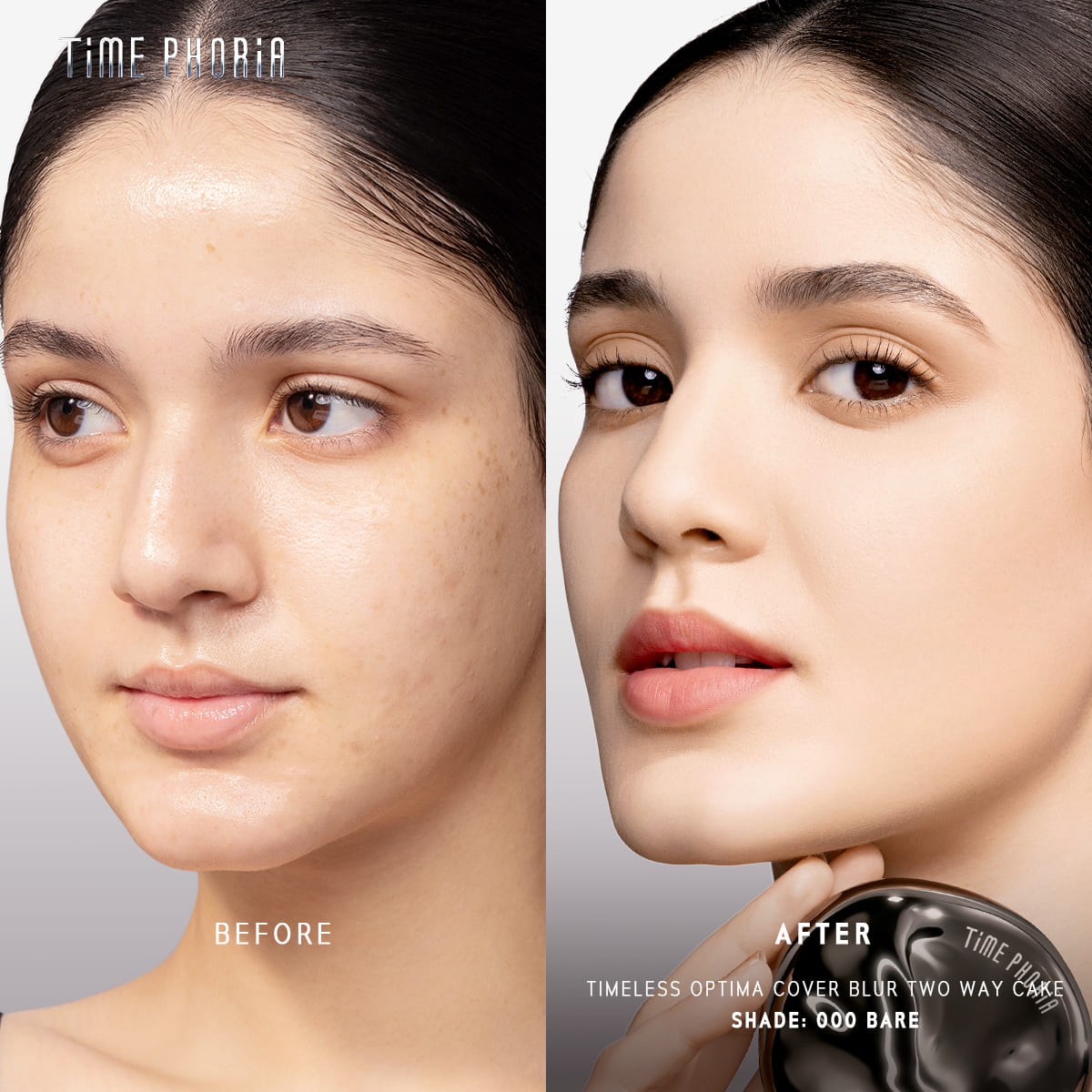 Timeless Optima Cover-Blur Puder-Make-up für ein makelloses Hautbild