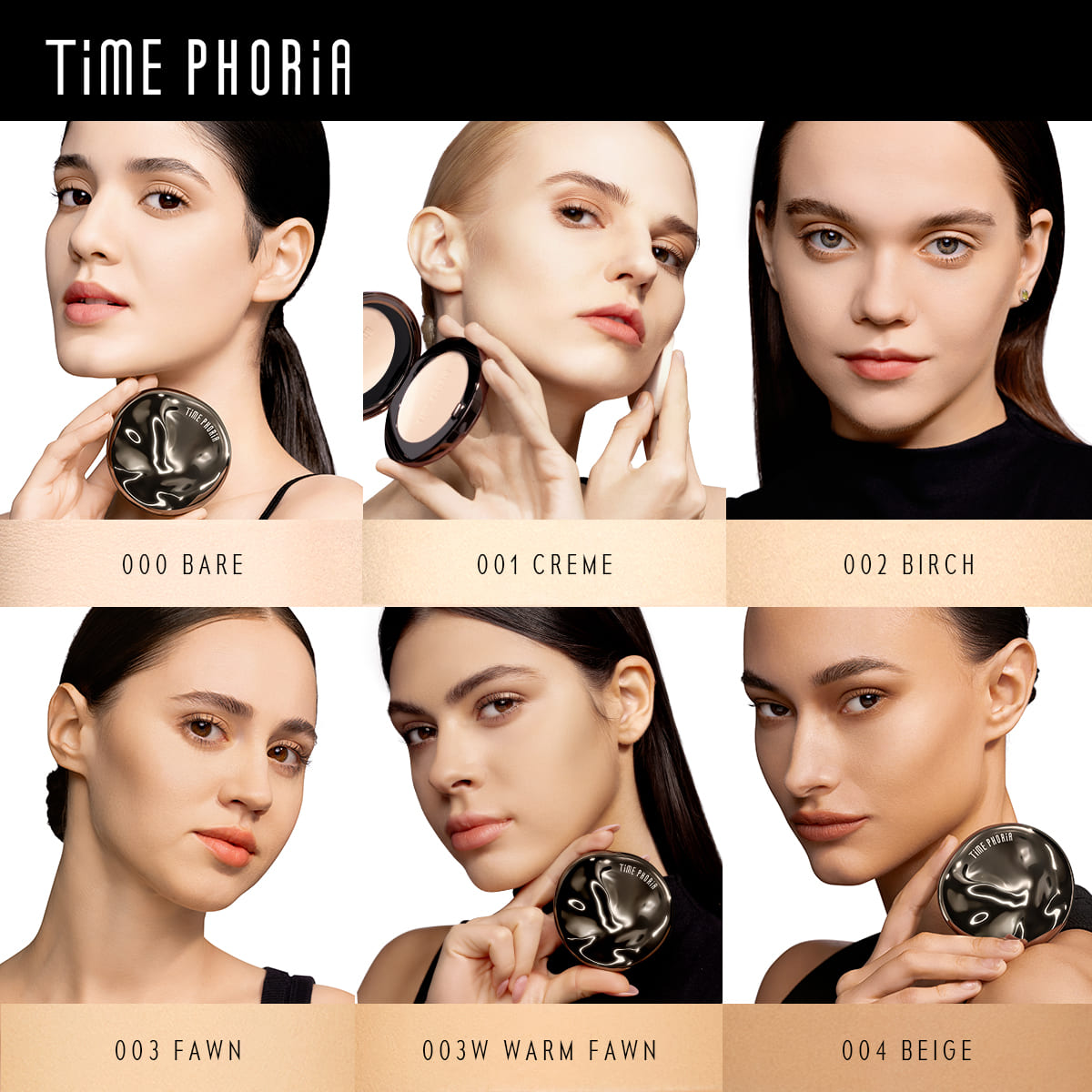Timeless Optima Cover-Blur Puder-Make-up für ein makelloses Hautbild