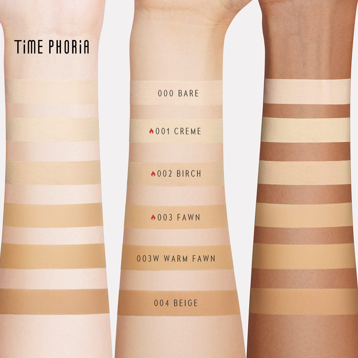 Timeless Optima Cover-Blur Puder-Make-up für ein makelloses Hautbild